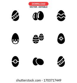 egg icon or logo isolated sign symbol vector illustration - Collection of high quality black style vector icons
