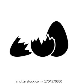 egg icon on white background