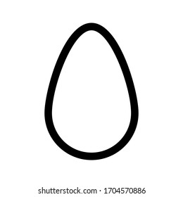 egg icon on white background