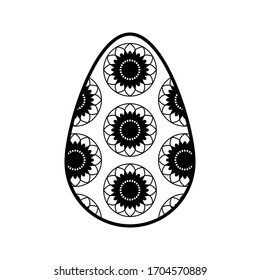 egg icon on white background