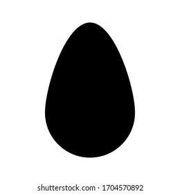 icono de huevo sobre fondo blanco