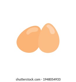 Egg icon on a white background. Vector illustration.