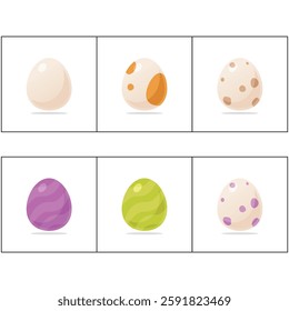 Egg Icon Pack – Colorful and Spotted Eggs Vector