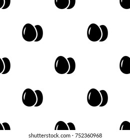 egg icon pattern isolated vector sign symbol