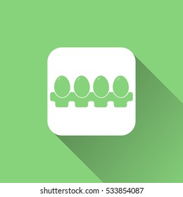 Egg icon. Protein sign