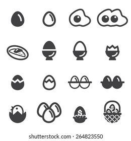 Egg Icon Set