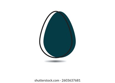 egg icon set vector Graphics