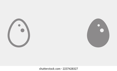 Egg icon sign vector,Symbol, logo illustration for web and mobile