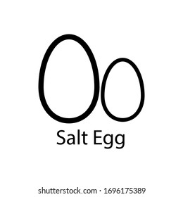 Egg Icon. Simple flat symbol. Perfect Black illustration. Egg Vector.