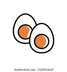 Egg Icon Simple Vector Illustration