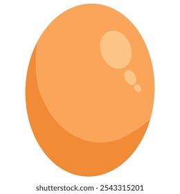 Egg icon. Tekur is associated with a source of protein. colored outline style. vector illustration of nutrition and protein elements