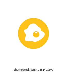 Color de plantilla de icono de huevo editable. Signo vectorial del símbolo de huevo aislado en fondo blanco.