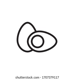 Icono De Huevo En Vector De Diseño A La Vez Eps 10