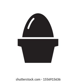 Egg icon in trendy flat style design. Vector graphic illustration. Suitable for website design, logo, app, and ui. EPS 10.