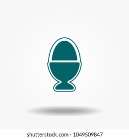 Egg icon vector.