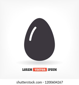an egg icon vector