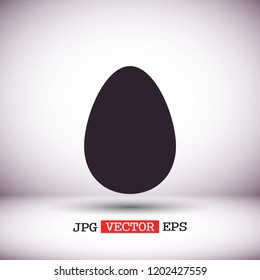 an egg icon vector
