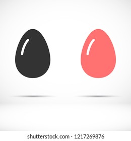 an egg icon vector