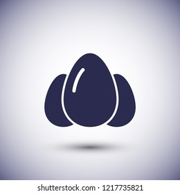 an egg icon vector