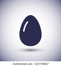 an egg icon vector