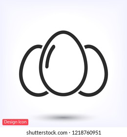 an egg icon vector