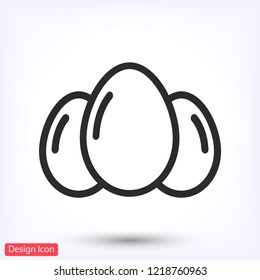 an egg icon vector