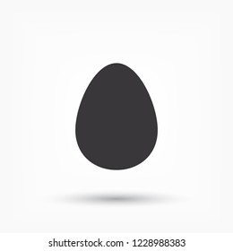 an egg icon vector