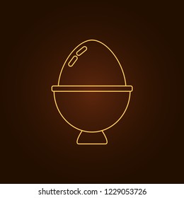 Egg icon vector