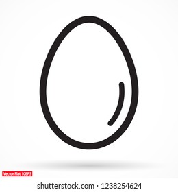 an egg icon vector