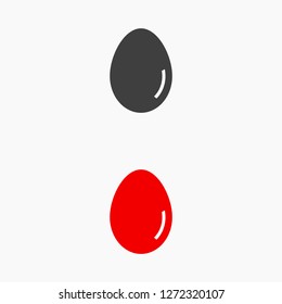 an egg icon vector
