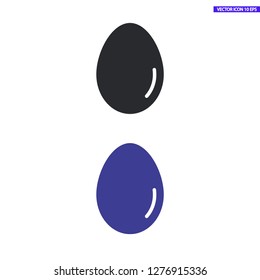 an egg icon vector