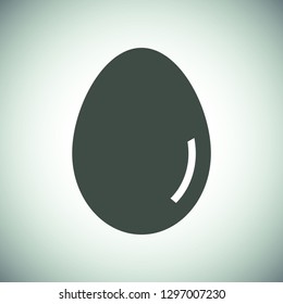 an egg icon vector