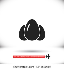 an egg icon vector