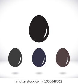 an egg icon vector