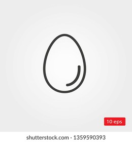 an egg icon vector