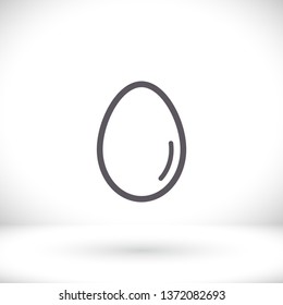 an egg icon vector