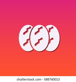 Egg icon vector