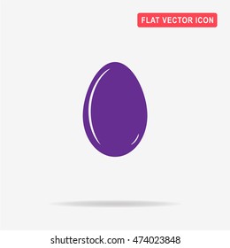 Egg icon. Vector concept illustration for design.