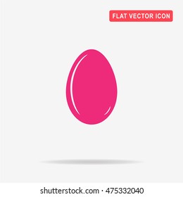 Egg icon. Vector concept illustration for design.