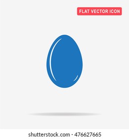 Egg icon. Vector concept illustration for design.