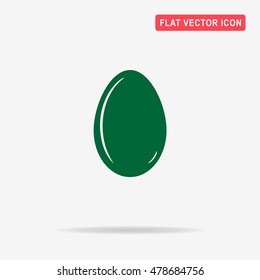 Egg icon. Vector concept illustration for design.