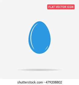 Egg icon. Vector concept illustration for design.