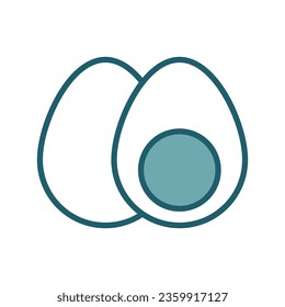 egg icon vector design template simple and clean