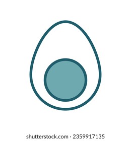 egg icon vector design template simple and clean