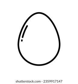 egg icon vector design template simple and clean