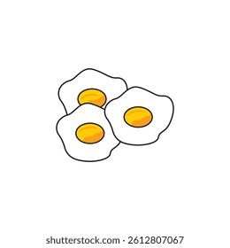 Egg icon vector. Flat vector silhouette egg. Egg Flat Icon Outline. vector illustration.
