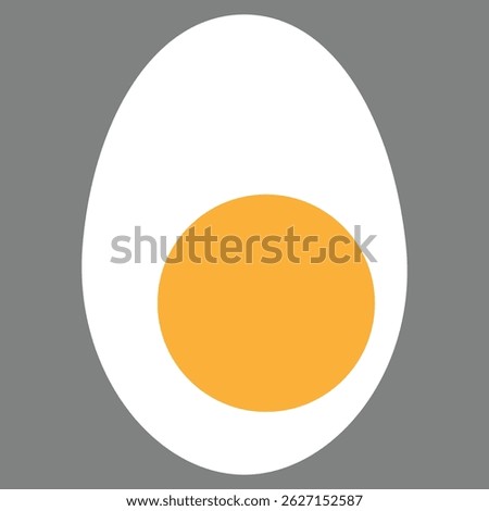 Egg icon vector. Flat vector silhouette egg. Egg Flat Icon . vector-eps 10	