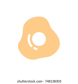 egg icon vector. egg icon flat style design