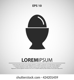 egg icon. egg vector illustration