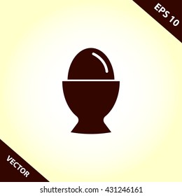 egg icon. egg vector illustration